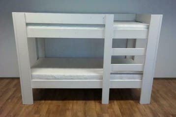 Stapelbed Vurenhout - Alle maten mogelijk, 90 cm, Minder dan 160 cm, 200 cm, Stapelbed