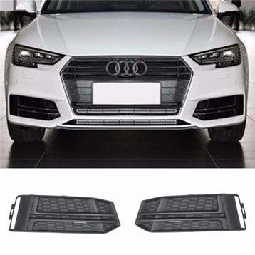 Mistlamp Grillen Audi A4 B9 2015-2019 S-Line RS-Look Zwart, Auto-onderdelen, Ophalen of Verzenden, Nieuw