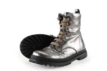 Shoesme Veterboots Meisjes in maat 32 Zilver, Kinderen en Baby's, Kinderkleding | Schoenen en Sokken, Verzenden, Jongen of Meisje
