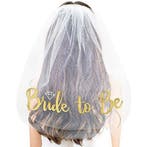Vrijgezellenfeest set Bride wit met goud, Kleding | Dames, Verzenden, Wit, Sweet-One, Nieuw