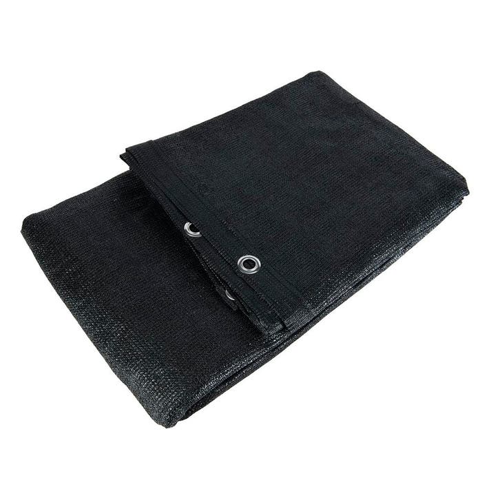 Aanhangernet HDPE 350x500cm met zeilringen zwart fijnmazig, Doe-het-zelf en Verbouw, Zeil en Folie, Nieuw, Ophalen of Verzenden