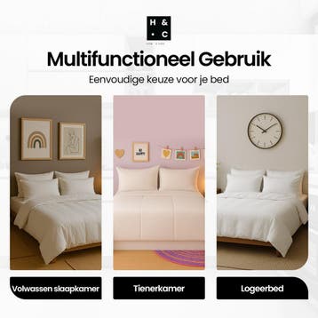 2dekans | Hom&Com – Donsdeken 90% Eendendons – 135*200 cm –, Huis en Inrichting, Ophalen of Verzenden, Zo goed als nieuw