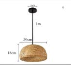 Handgemaakte Bamboe Hanglamp – Natuurlijke Gevlochten Lamp, Verzenden, Nieuw