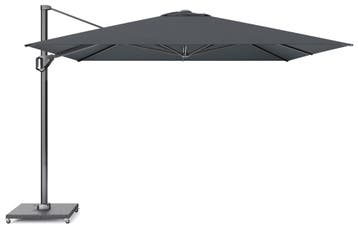 Challenger T1 premium zweefparasol 350x350 cm faded black, Ophalen of Verzenden, Nieuw