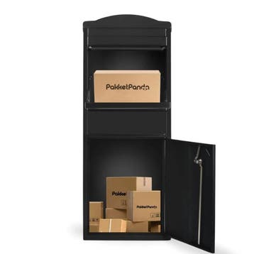 PakketPanda Multi Frontbox - XXXL Pakketbrievenbus met, Verzenden, Nieuw, Rvs