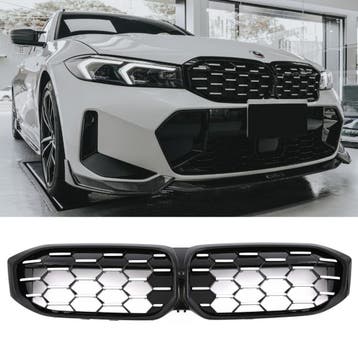 Grille chrome zwart geschikt voor BMW 3 Serie G20 G21 LCI |