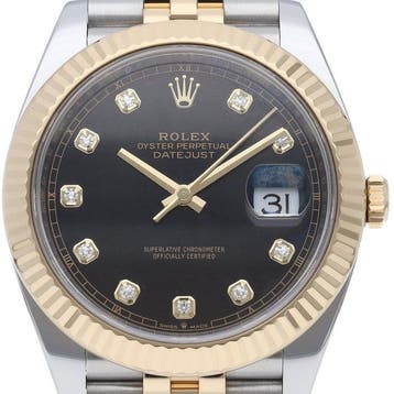 Rolex - Datejust 41 Mens Watch Jubilee 10P Diamond -, Nieuw
