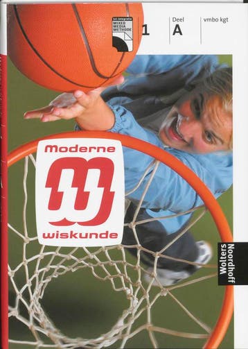 Moderne wiskunde 1a vmbo kgt Leerboek - I. van Breugel, Verzenden, Zo goed als nieuw, I. van Breugel