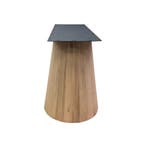 Eiken houten kegel tafelpoot ovaal conisch 113 cm en hoogte, Ophalen of Verzenden, Nieuw