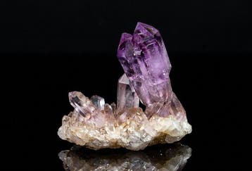 amethist Topcollectie - Hoogte: 40 mm - Breedte: 30 mm- 12 g, Verzamelen, Mineralen en Fossielen