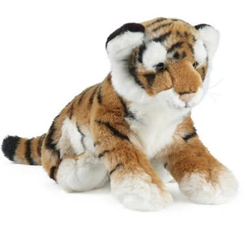 Tijger welp knuffel - pluche - 35 cm - safaridier, Verzenden, Nieuw