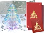 Kerstkaart fonkelende kerstboom 3D pop-up kaart, Diversen, Verzenden, Nieuw