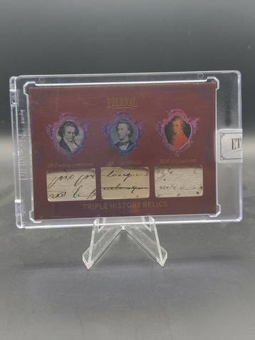 2024 Eternal Cuts Beethoven Chopin Mozart Relic /25 Card, Nieuw