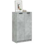 vidaXL Schoenenkast 59x35x100,5 cm bewerkt hout betongrijs, Verzenden, Nieuw