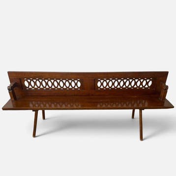 Settle (zitbank met hoge leuning) - Hout