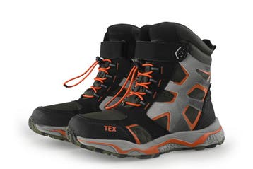 Lurchi Veterboots Jongens in maat 38 Zwart, Verzenden, Jongen of Meisje, Schoenen, Zo goed als nieuw