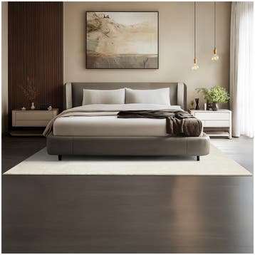 Kortpolig vloerkleed Soft Zone - 160 x 230 cm, crème, Verzenden, Nieuw
