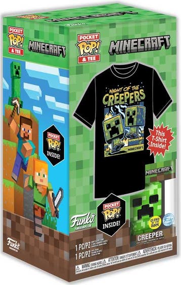 Funko Minecraft Creeper - Pocket Po van €29,99 voor €15,00, Kinderen en Baby's, Ophalen of Verzenden, Nieuw