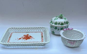 Herend - Tafelservies (3) - Porselein - Fragiele exclusieve