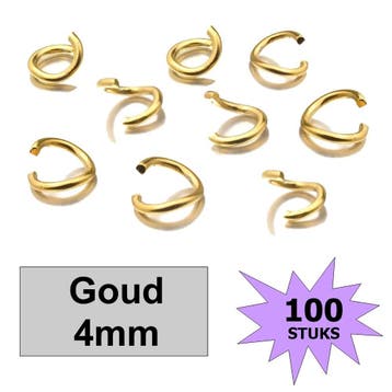 Fako Bijoux - Jump Ring - Oogjes - Ringetjes - Sieraden, Verzenden, Nieuw