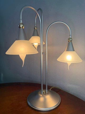 wofi leuchten combi - Tafellamp - Metaal, Glas - lamp met