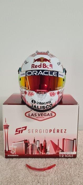 Sergio Perez - 2023 - Scale 1/2 helmet, Nieuw