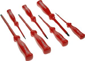 Schroevendraaier Set 7-delig 3+/4- VDE Magnetisch, Ophalen of Verzenden, Nieuw