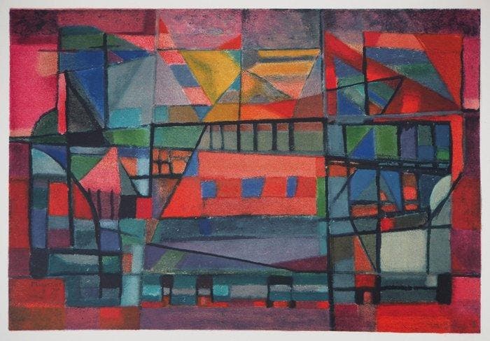 Alfred Manessier (1911-1993) - Hommage à Paul Klee, Antiek en Kunst, Antiek | Overige Antiek