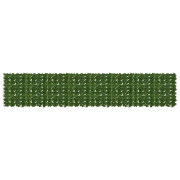vidaXL Balkonscherm met bladeren Groen 400 x 75 cm, Verzenden, Nieuw