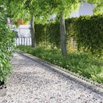 vidaXL Gazonranden 30 pcs Zilver 103 x 0,05 x 22 cm, Tuin en Terras, Overige Tuin en Terras, Verzenden, Nieuw