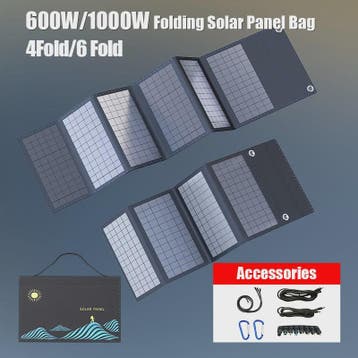 1000W Opvouwbaar Zonnepaneel met USB+DC Output - Draagbare O, Verzenden, Nieuw