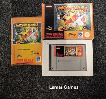 Mickey Mania (SNES tweedehands game), Ophalen of Verzenden, Zo goed als nieuw