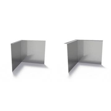 Verzinkt staal gezet 90° hoek 30x30x0,3x29cm, Tuin en Terras, Bielzen en Borders, Overige materialen, 25 tot 50 cm, Nieuw, Minder dan 25 cm