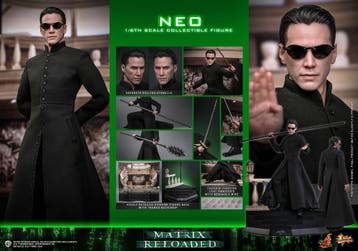 Matrix Movie Masterpiece Action Figure 1/6 Neo 31 cm, Ophalen of Verzenden, Nieuw