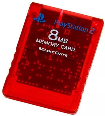 Sony PS2 Memory Card (Red) (PlayStation 2), Verzenden, Gebruikt