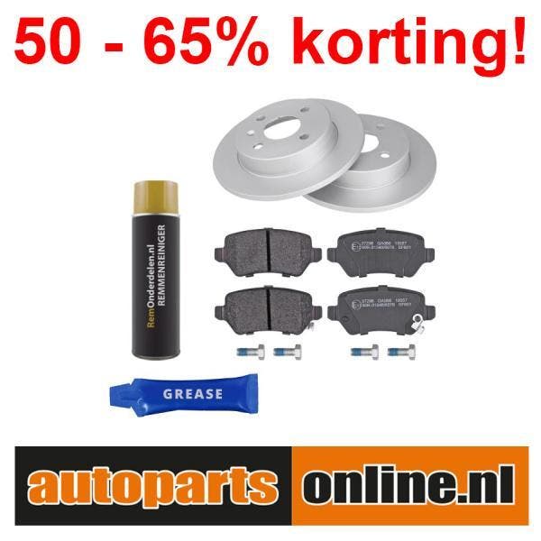 Remschijven + Remblokken Opel Astra achterzijde, Auto-onderdelen, Besturing, Nieuw, Opel, Verzenden