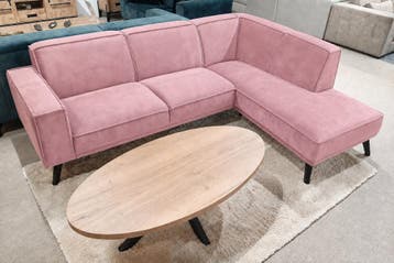 Hoekbank Den Haag - loungebanken - Roze, Nieuw, 150 cm of meer, Stof, 250 tot 300 cm