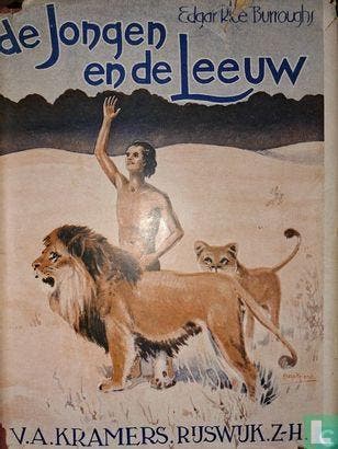 Burroughs, Edgar Rice - De jongen en de leeuw - 1938, Verzenden, Gelezen
