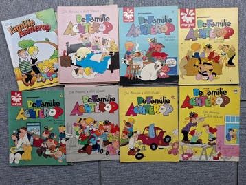 De Familie Achterop humor stripboeken - Fam Achterop strips, Complete serie of reeks, Verzenden, Gelezen