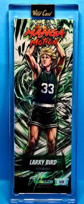 Wild Card Manga Motion Larry Bird 1/2 Limited edition, Enige, Nieuw