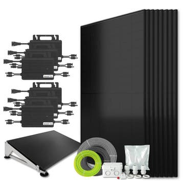 Zonnepanelen Pakket Platdak 7.7 kW 18x 430Wp Micro-omv., Ophalen of Verzenden, Nieuw