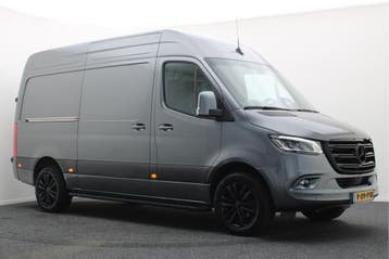 Zakelijke Lease |  Mercedes-Benz Sprinter 317 CDI Automaat L, Automaat, Stof, Gebruikt, Zwart