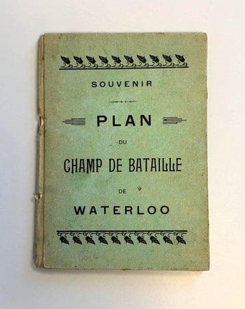 Unknown - Souvenir : Plan du Champ de Bataille de Waterloo -