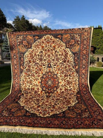 Unieke XXL Indo-Tabriz vloerkleed - Tapijt - 400 cm - 280 cm, Huis en Inrichting, Stoffering | Tapijten en Kleden, Nieuw