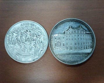 Vaticaan. Lotto due medaglie in argento 1928/1994 (Zonder, Postzegels en Munten