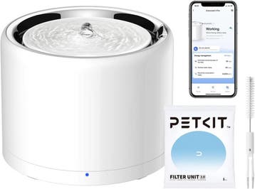PETKIT Drinkfontein RVS | Draadloos | Retourdeal 29% KORTING, Ophalen of Verzenden, Nieuw