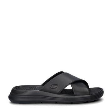 Skechers Relaxed Fit: Sargo - Denal slippers voor heren, Slippers, Verzenden, Zwart, Nieuw