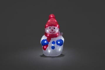 Konstsmide 6140 - Verlicht kerstfiguur - 24 lamps LED acryl, Diversen, Verzenden, Nieuw
