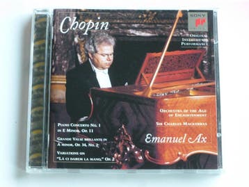 Chopin - Pianoconcerto 1 / Emanuel Ax, Mackerras, Ophalen of Verzenden, Zo goed als nieuw