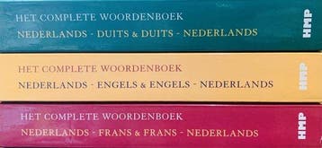 Het complete woordenboek boxset Frans, Engels, Duits, Boeken, Verzenden, Gelezen, Hermans Muntinga Publishing